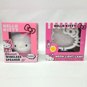 Hello Kitty Neon Light (La.mp) and  hello Kitty speaker
